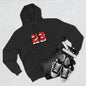 23 Fleece Hoodie, Stylish Sportswear for Game Day, Unisex Sweatshirt, Athletic Fashion, Cozy Hoodie, Perfect for Fans