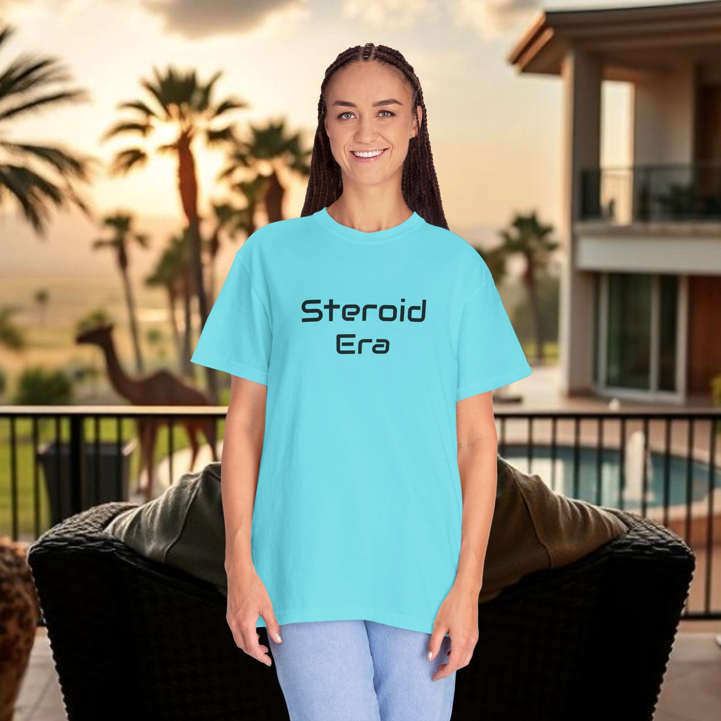 Vintage Baseball Unisex Garment-Dyed T-shirt, 90's Steroid Era Tee Shirt, Athletic Sports Tee, Retro Baseball Shirt, Sports Fan Gift,