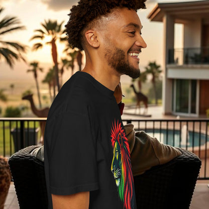 Vibrant Lion Graphic Unisex T-Shirt