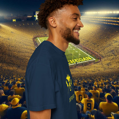 The Big House T-Shirt with Lion Design, Casual Wear, College Sports Apparel, Gift for Him/Her, Graphic Tee for Events, Fan Merchandise