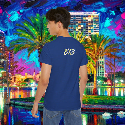 TB Monogram Tee — 813 Tampa Area Short-Sleeve T-Shirt