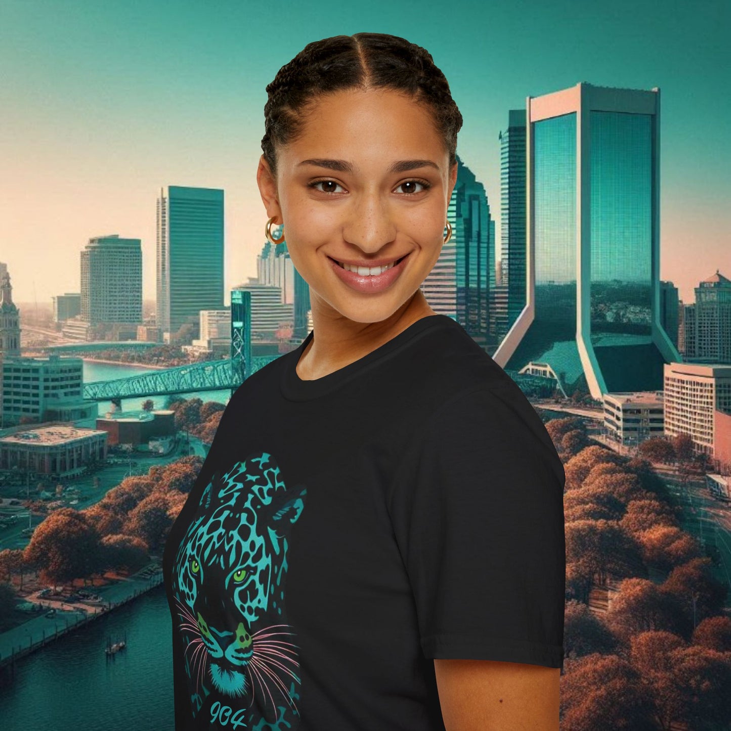 904 Area Code Unisex T-Shirt, Trendy Tee, Football Fan Gift, Streetwear Style, Gameday Outfit, Birthday Present