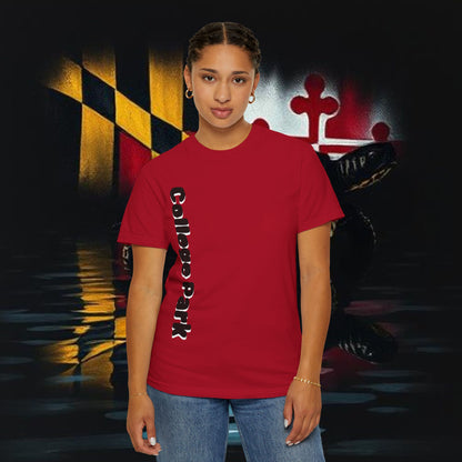College Park Garment-Dyed T-Shirt: Perfect for Fans, College Spirit, Casual Wear, Gifts, and Events