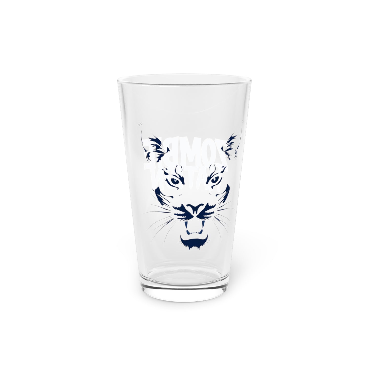 Zombie Nation Pint Glass | 16oz Drinking Glass | Unique Gift for Beer Lovers, Housewarming, Home Bar