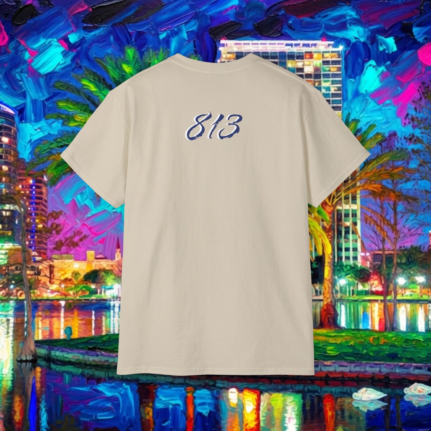TB Monogram Tee — 813 Tampa Area Short-Sleeve T-Shirt