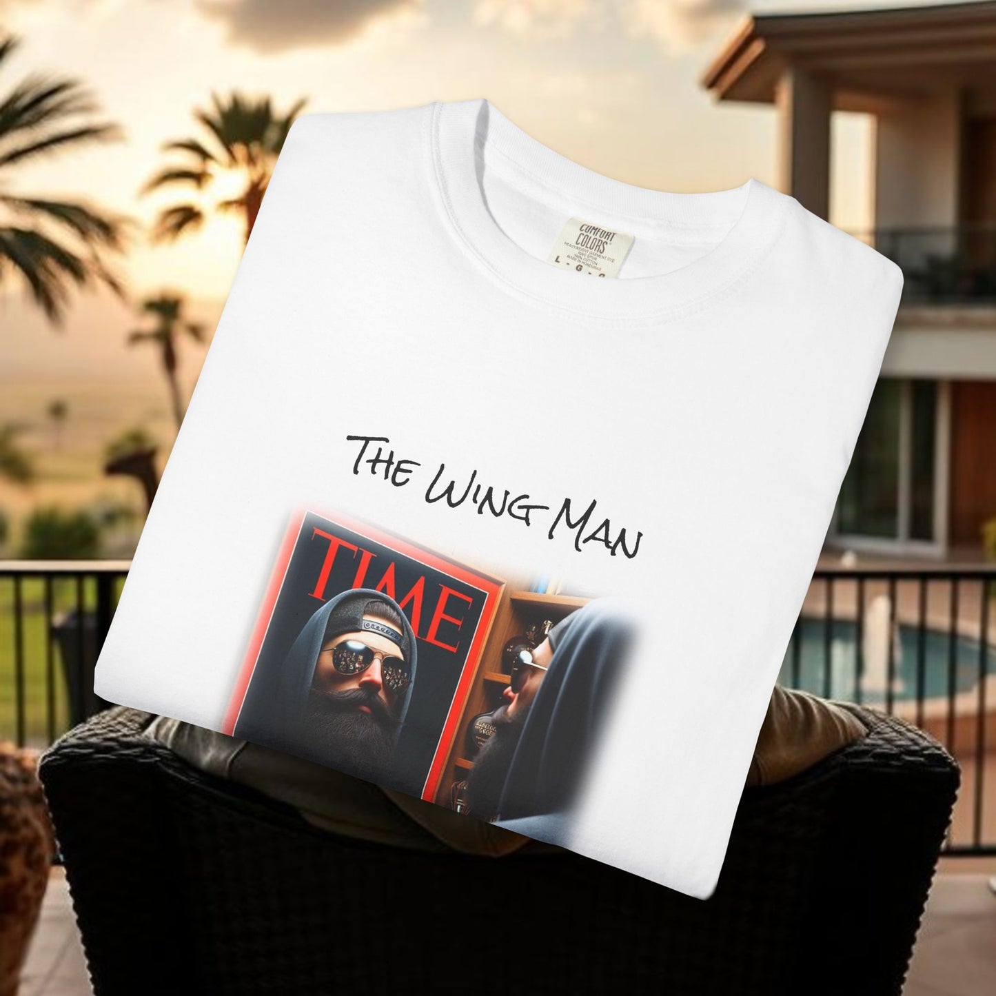 Wing Man of the Year Graphic T-Shirt with 'The Wing Man' Design, Casual Tee for Everyday Wear, Unique Gift for Friends, Hipster Apparel, Fun Summer Outfit