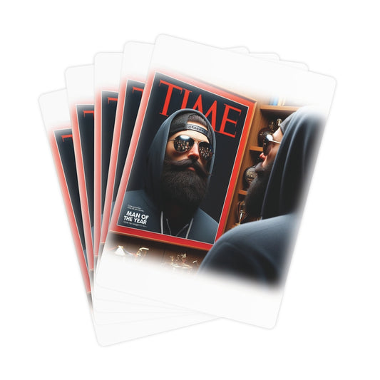 Wing Man Poker Card Deck - Stylish Playing Cards for Game Nights, Gifts for Gamers, Poker Addicts, Casino Lovers, Home Decor