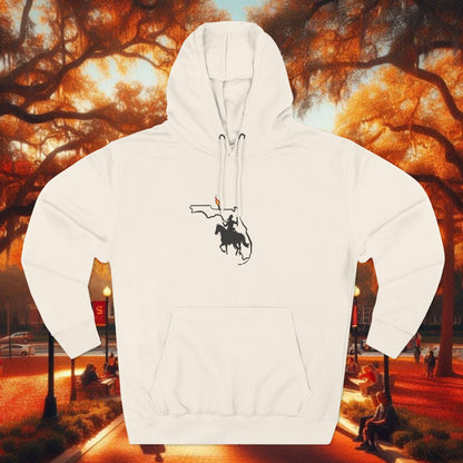 Seminoles Inspired Fleece Hoodie, Game Day Apparel, College Sports Fan Gift, Football Spirit Wear
