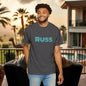 Russ Unisex T-Shirt with Retro Design, Hip-Hop Shirt, Casual Wear, Unique Style, Russ Apparel