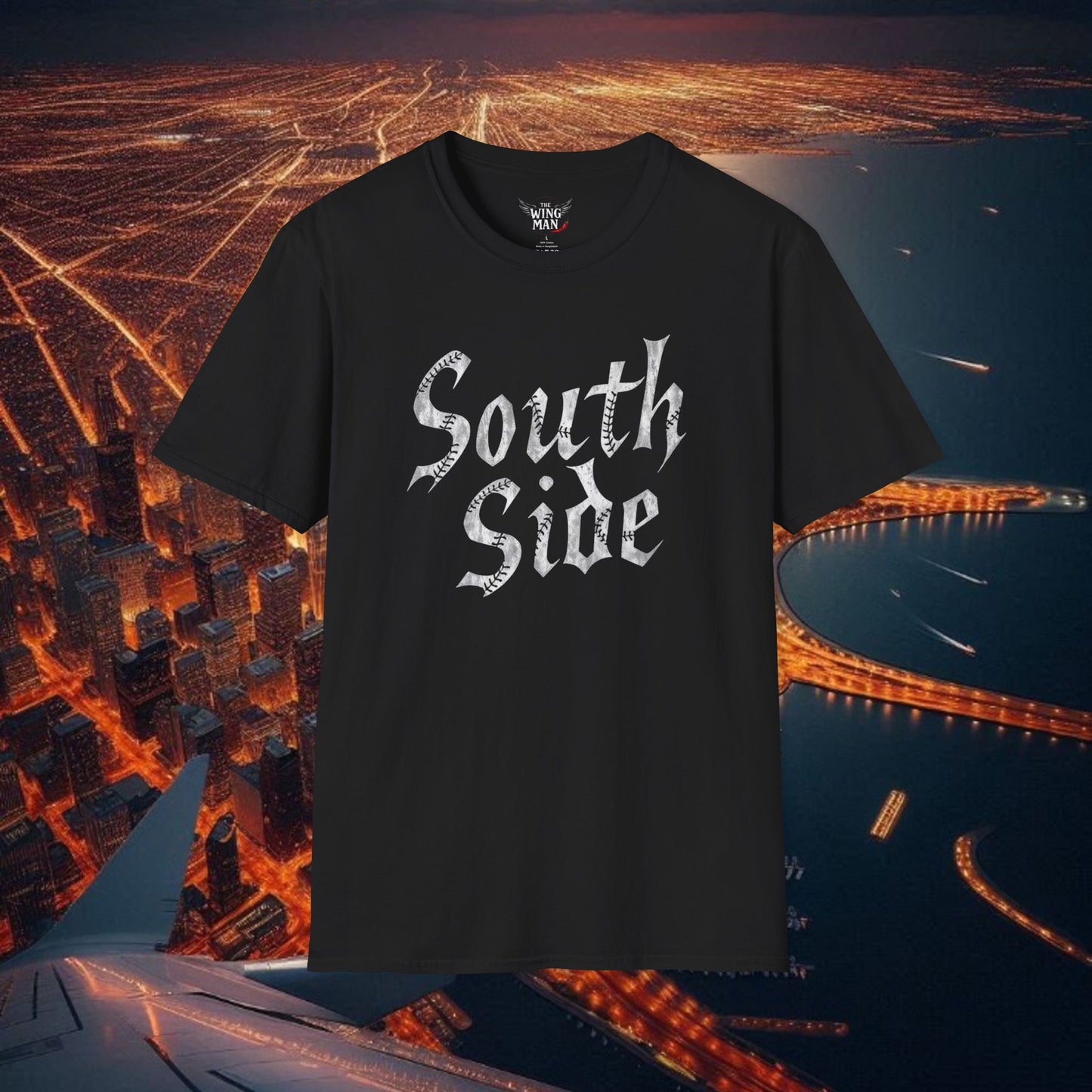 Vintage South Side Tee, Casual Streetwear T-Shirt, Baseball Game Apparel, Gift for Sports Lovers, Unisex Graphic Shirt