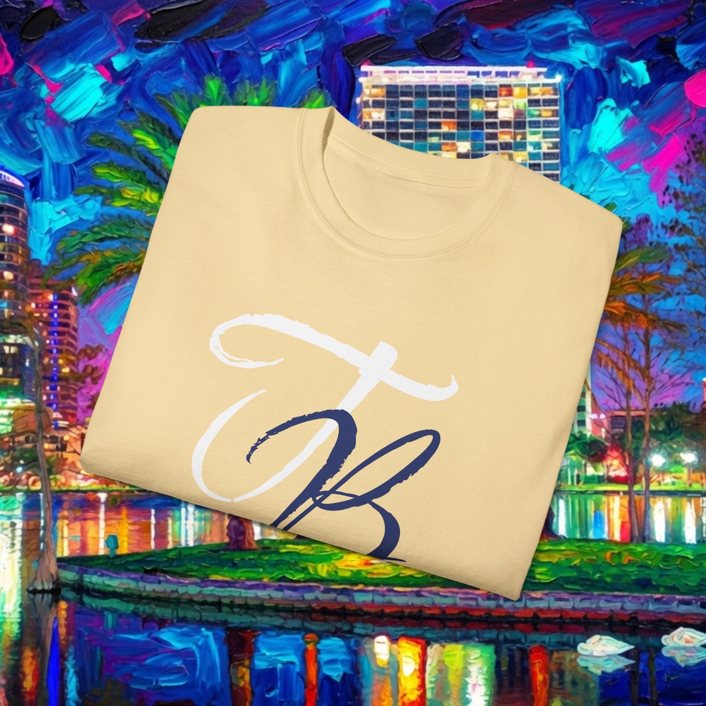 TB Monogram Tee — 813 Tampa Area Short-Sleeve T-Shirt