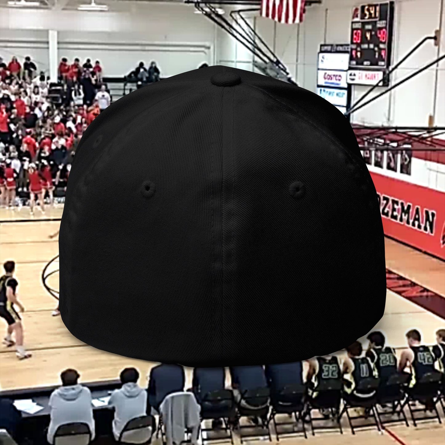 Embroidered Hawk Cap for Sports Fans, Casual Wear, Gift for Him, Outdoors, Adjustable Cotton Hat