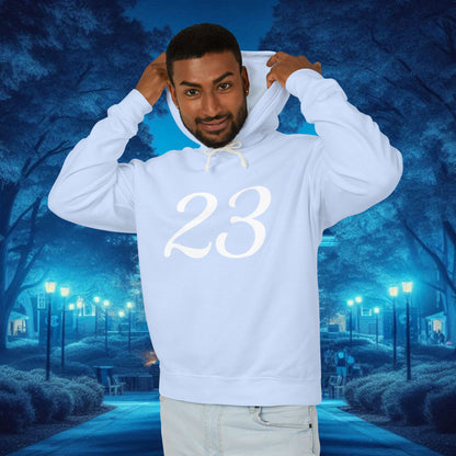 23 Unisex Hooded Sweatshirt - Perfect for Game Day, Casual Wear, Birthday Gifts, and Team Spirit.