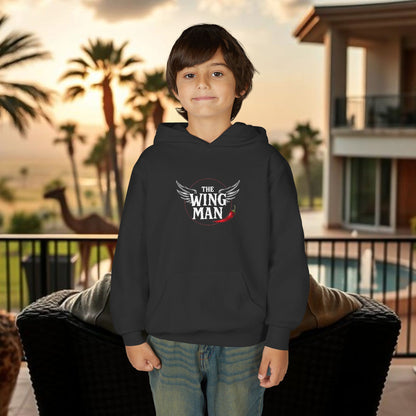 The Wing Man Youth Hoodie - Cozy Sweater, Perfect Gift for Boys, Teens, Friends, Casual Wear, Birthday Present