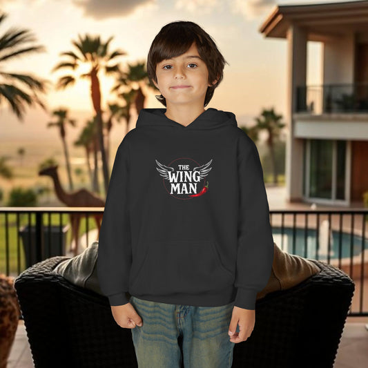 The Wing Man Youth Hoodie - Cozy Sweater, Perfect Gift for Boys, Teens, Friends, Casual Wear, Birthday Present