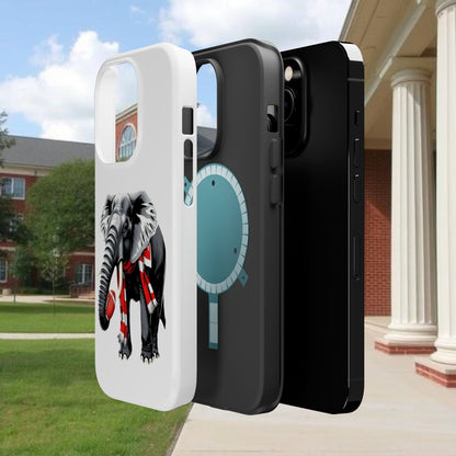 Vibrant Elephant Tough Cases - Unique Phone Case, Wildlife Lover Gift, Sports Team Accessory, Trendy Phone Cover, Fun Animal Design