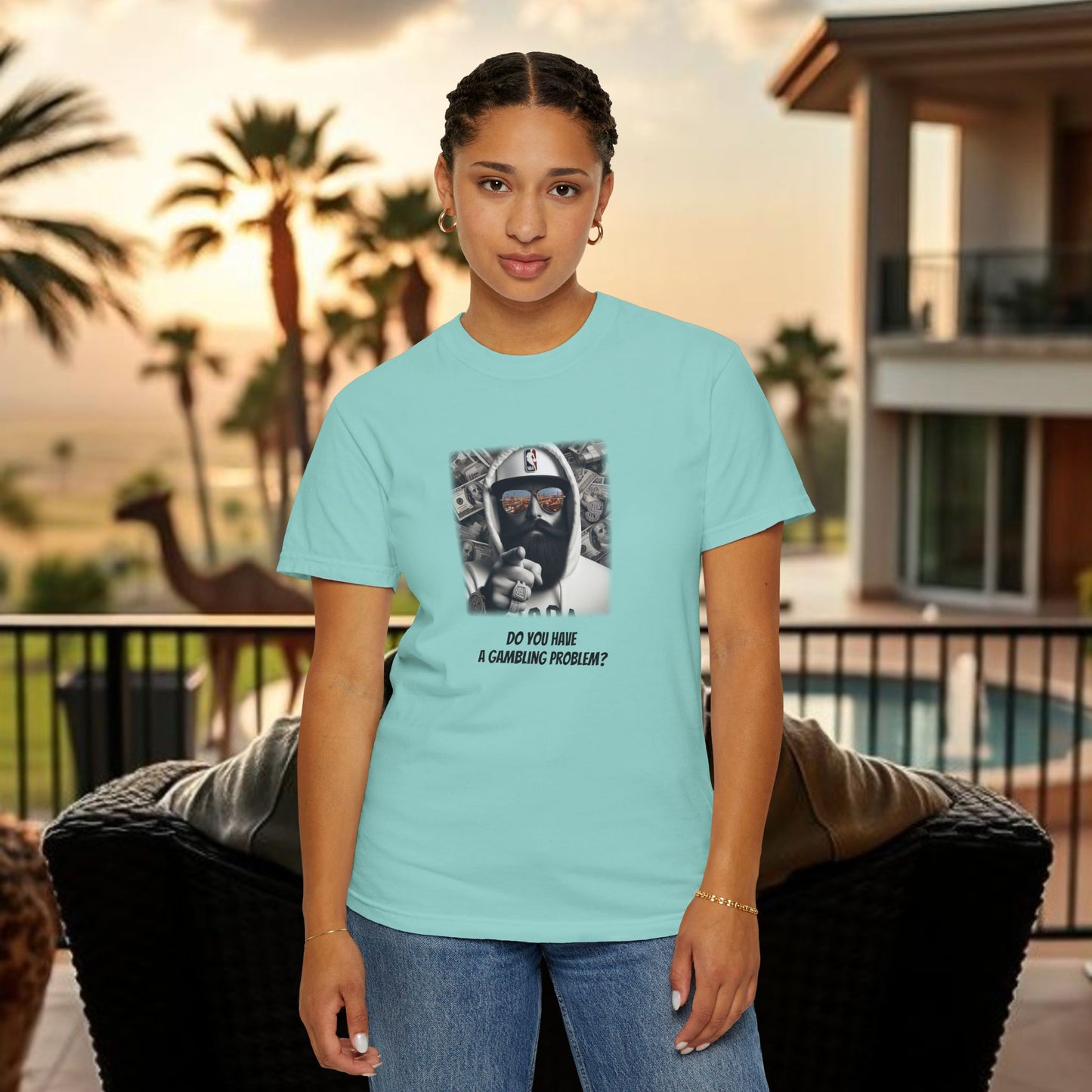 Wing Man "Gambling Problem" Unisex T-Shirt | Casual Wear, Funny Gift, Gambling Humor, Sports Betting Tee, Unique Statement Apparel