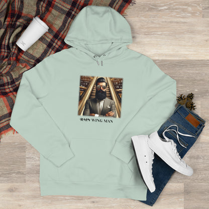 Wing Man Hooded Sweatshirt - Cozy Graphic Hoodie for King Vibe Lovers, Perfect for Casual Wear, Gifts, and Celebrations