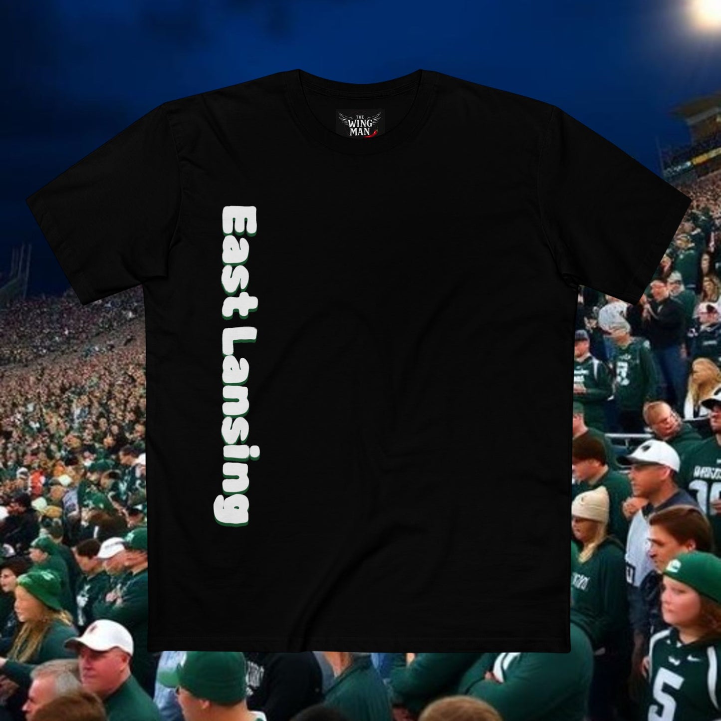 East Lansing Pride T-Shirt, No Fly Zone Tee, Casual Wear, Urban Style, Gift for Locals, Unique Gift Idea