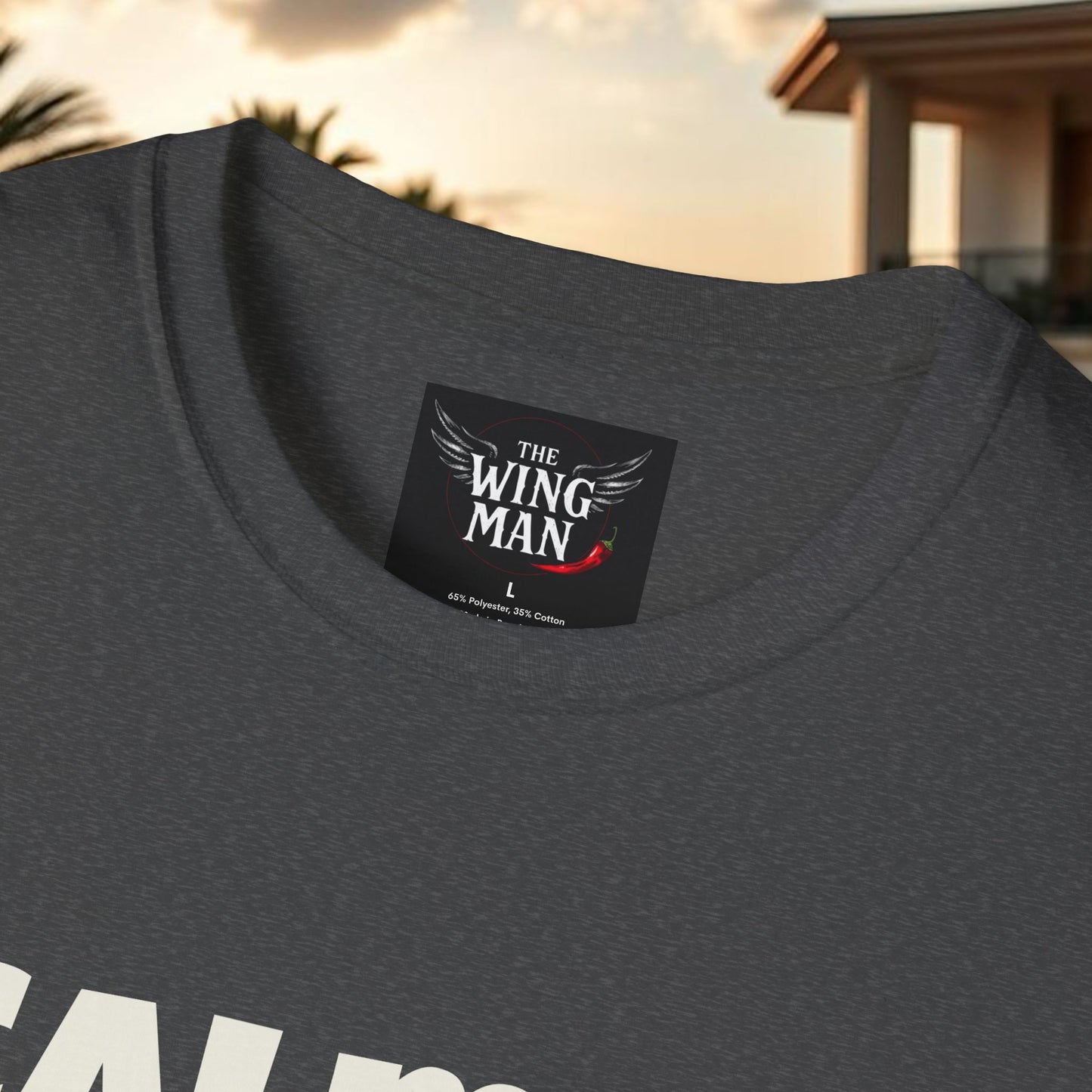 Calm Vibes Unisex Softstyle T-Shirt | Relaxing Tee, Chill Shirt, Gift for Stress Relief, Casual Wear, Mindfulness Apparel