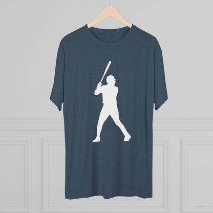 Baseball Stars Silhouette Tee - #13 on the Back, Baseball Legends, Soft Style Tri-Blend T-Shirt Perfect for Gameday