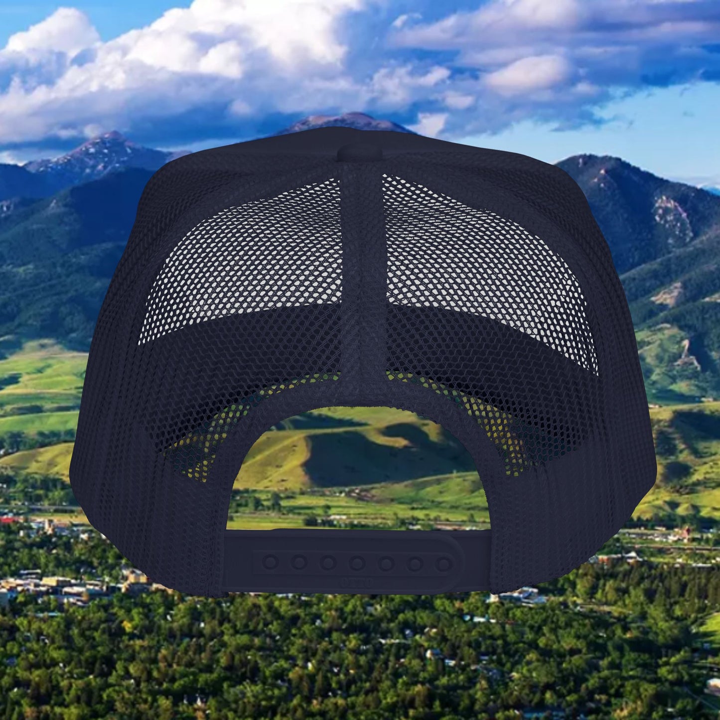 FTG Upside Down Foam Trucker Hat, Embroidered Casual Hat, Outdoor Cap, Summer Gift, Adjustable Snapback