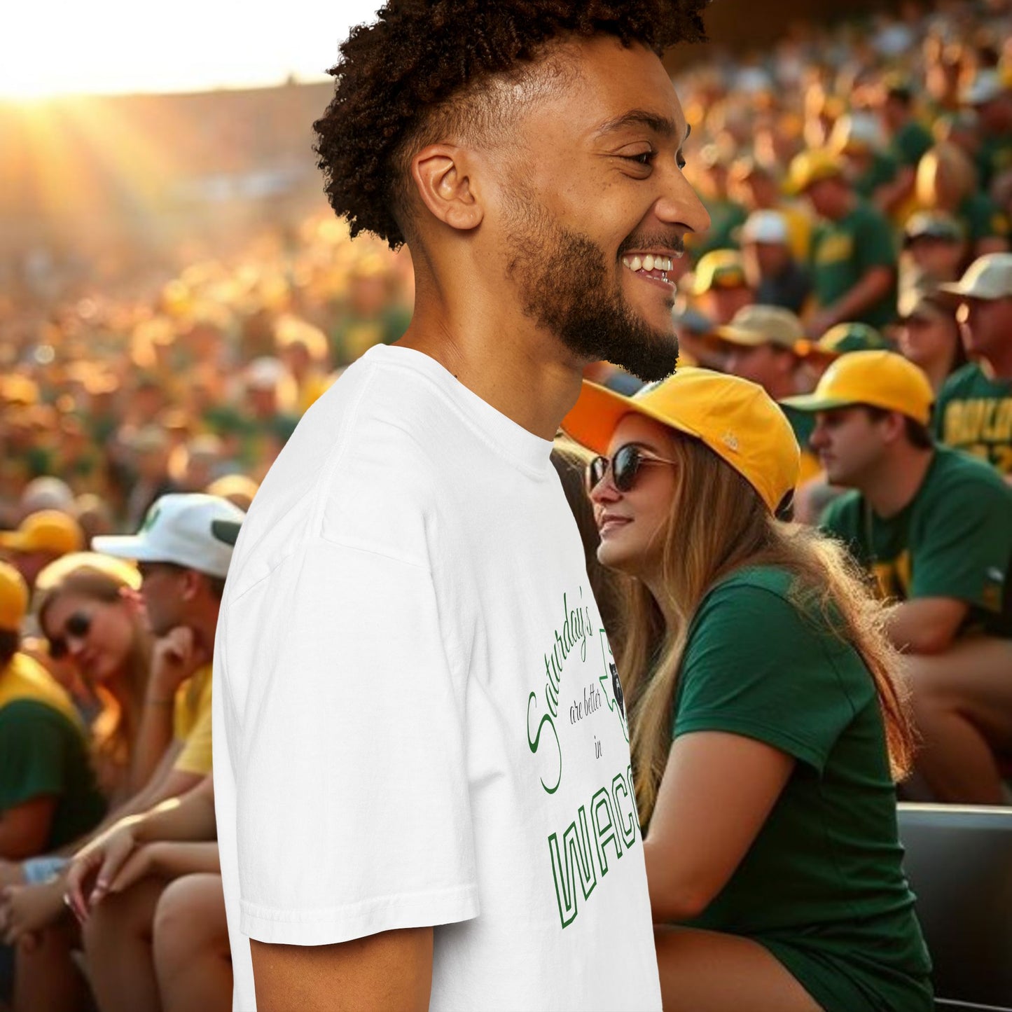 Waco Saturdays Unisex T-Shirt,  Unisex garment-dyed t-shirt, Ultra soft material.