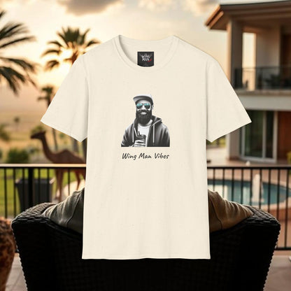 Wing Man Vibes Unisex T-Shirt, Angel Wings Tee, Gift for Him, Graphic Tee, Casual Shirt, Mens Top