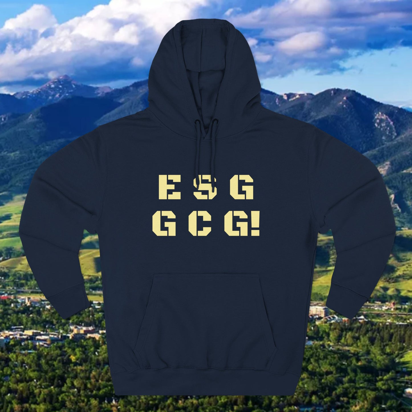 Eat Sh*t Grizzlies Go Cats Go Cozy Three-Panel Fleece Hoodie for Football Season, Relaxed Fit, Casual Wear, Unisex, Perfect for Bobcat Games
