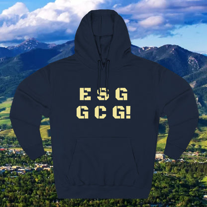 Eat Sh*t Grizzlies Go Cats Go Cozy Three-Panel Fleece Hoodie for Football Season, Relaxed Fit, Casual Wear, Unisex, Perfect for Bobcat Games