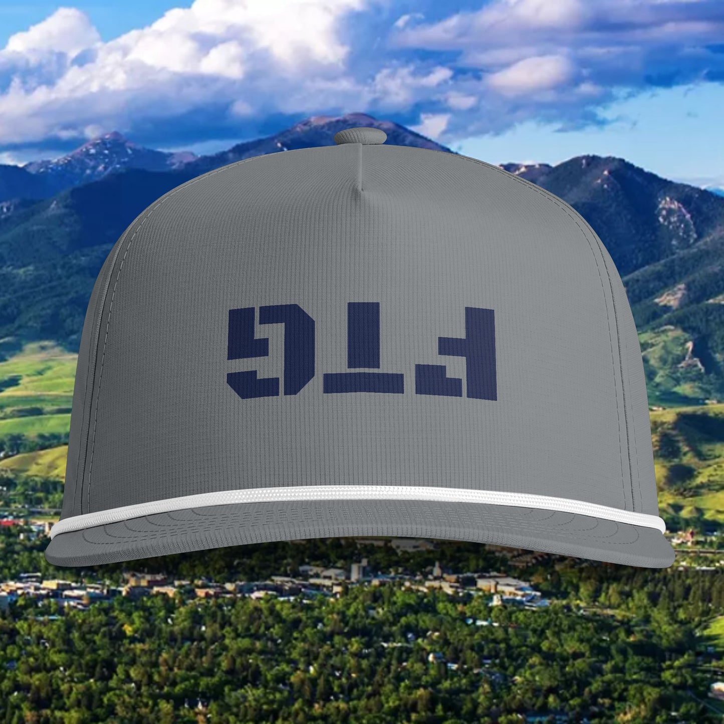 Sunwashed Rope Cap - Retro Knit Snapback Hat