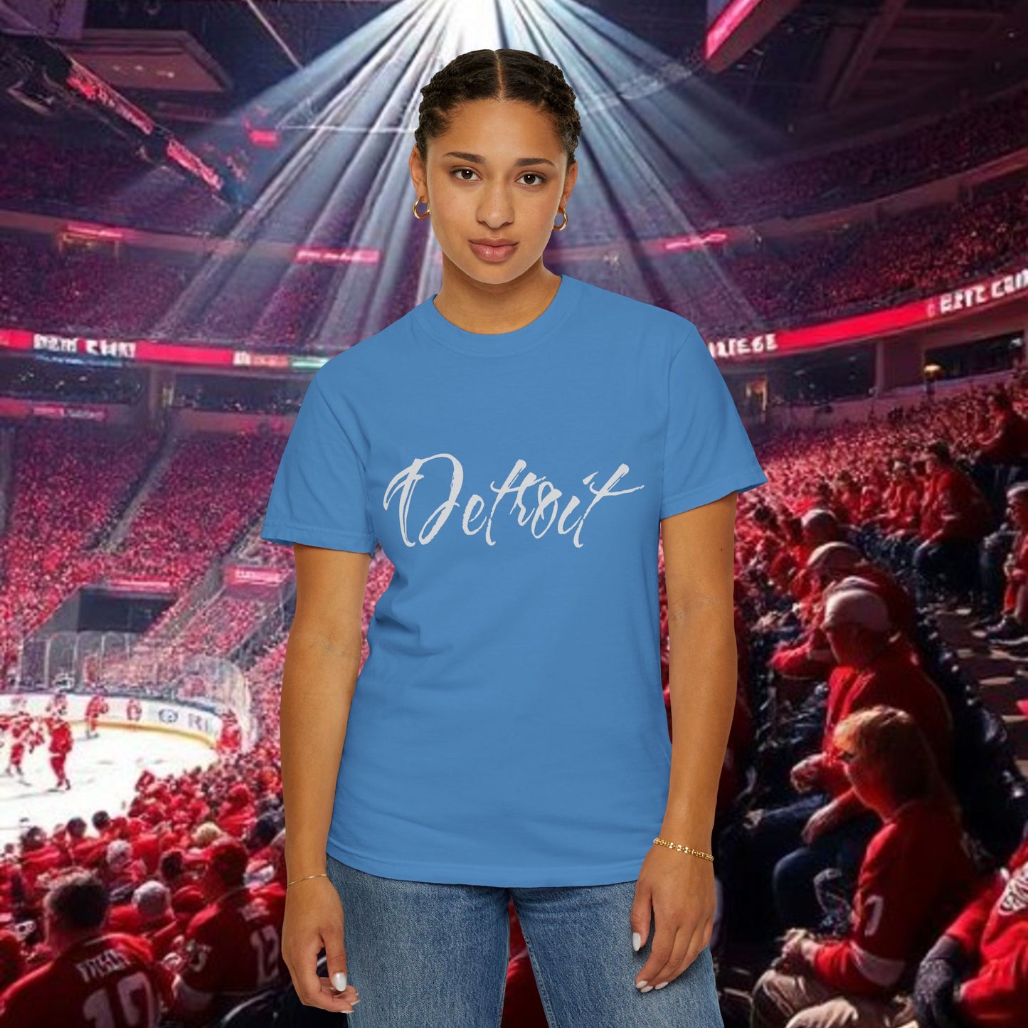 Detroit Script T-Shirt — City Pride Tee