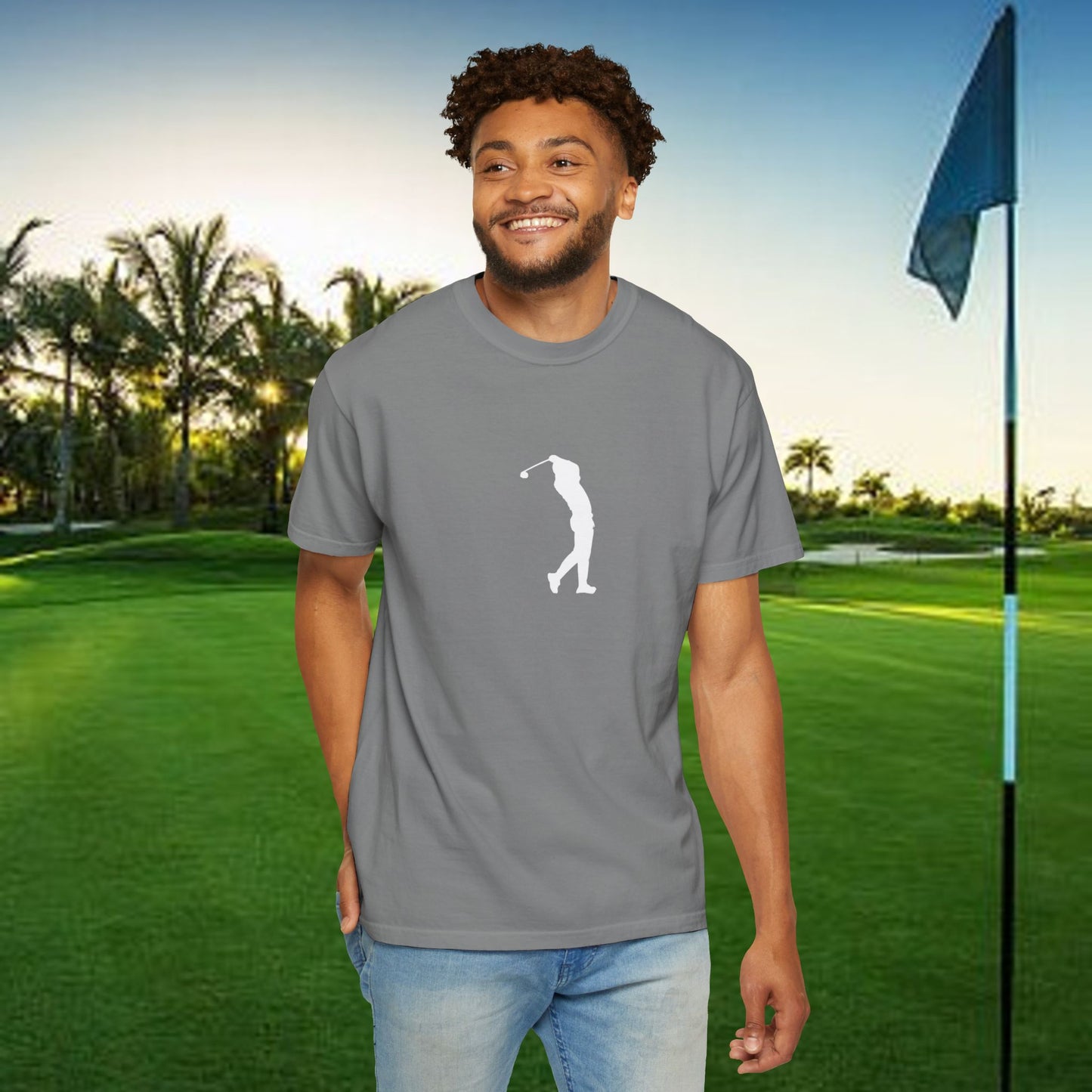 Golf Lover's Unisex Garment-Dyed T-Shirt - Perfect Gift for Golf Enthusiasts, Casual Wear, Sports Apparel, Father's Day, Birthday