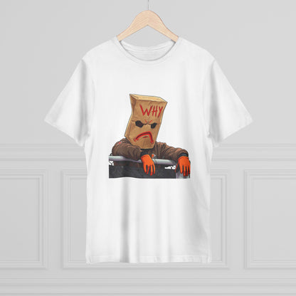 Why Bag Head T-Shirt — Funny Sad Paper Bag Face Tee