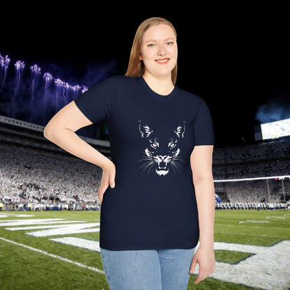Fierce Silhouette Graphic T-Shirt, Unisex Tee, Gameday Shirt, Casual Wear, College Fashion, Gift for White Out Game