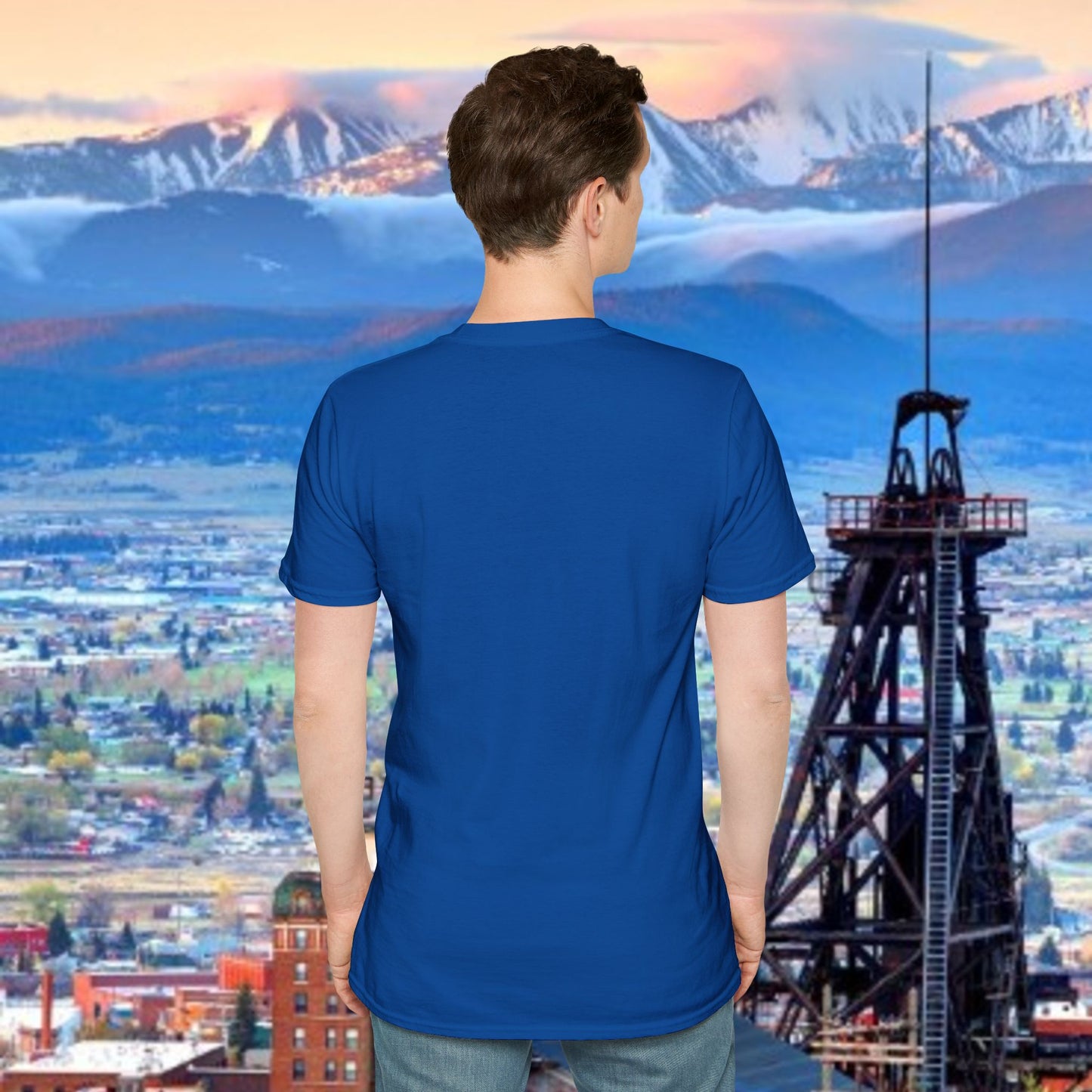 Butte, America Unisex Softstyle T-Shirt - Cozy Apparel for Locals, Travel Souvenir, Gift Idea, Casual Wear, Adventure Tee