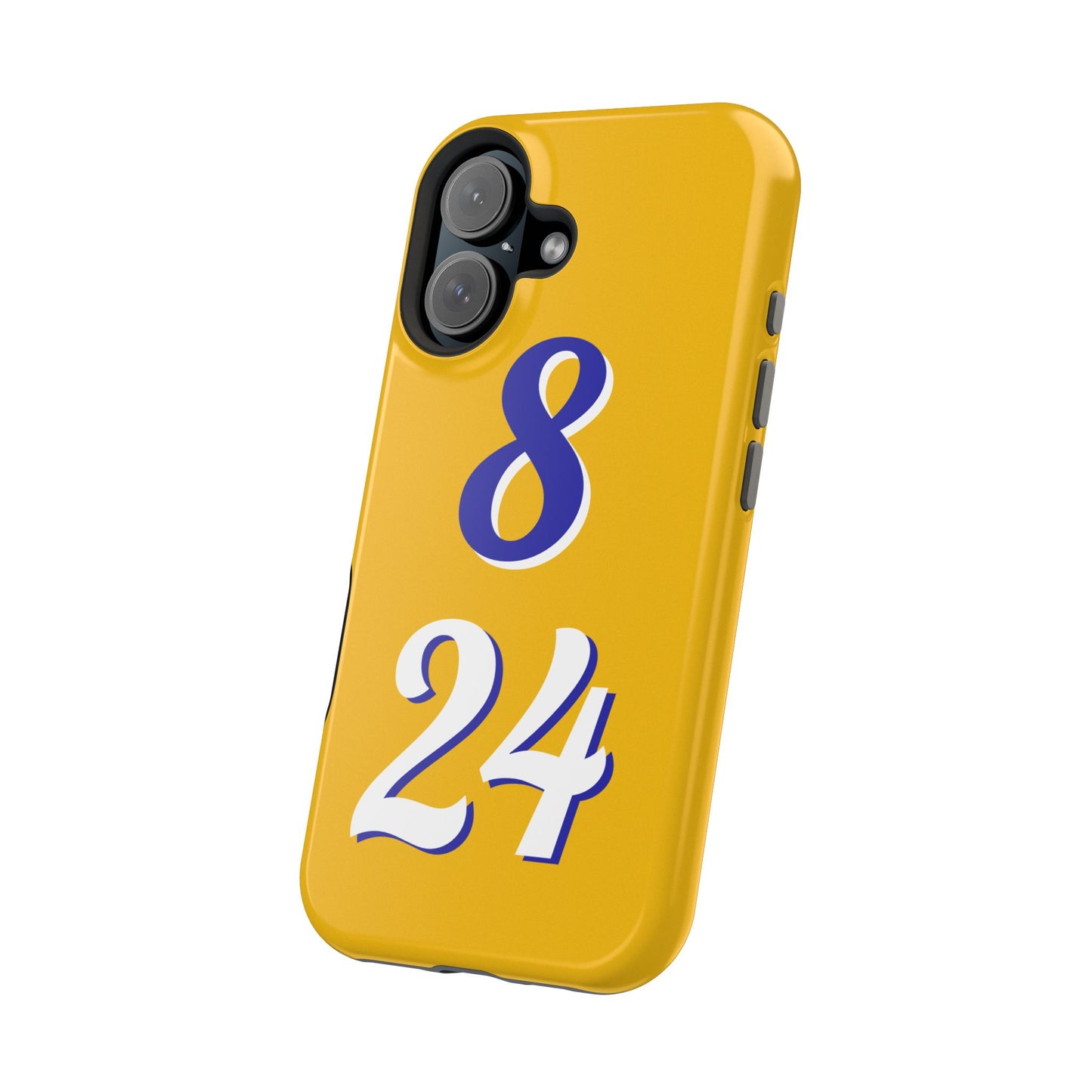 Vibrant Sports Phone Case, 8 24 Tribute, Impact-Resistant Case, Gift for Basketball Fans, Durable Phone Cover, Summer Vibe, Celebration