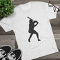 Baseball Stars Batter Silhouette Tee — Back Number '3' Player Shirt