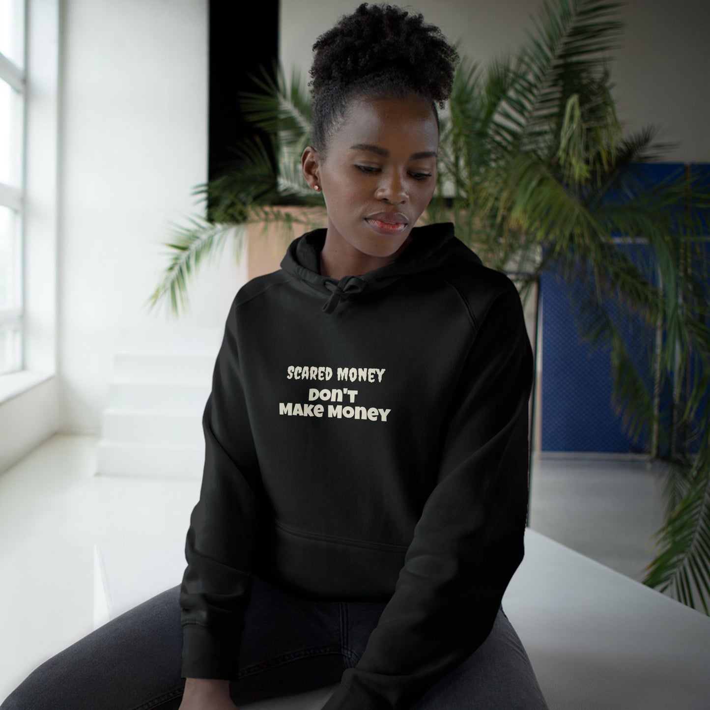 Scared Money Don't Make Money Unisex Hoodie - Casual Wear, Street Style, Gift for Entrepreneurs and Gamblers, Hooded Sweatshirt