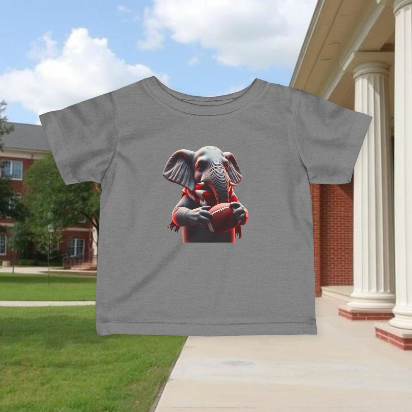 Adorable Elephant Infant Tee, Cute Baby Shirt, Toddler Apparel, Elephant Lover Gift, Baby Shower Gift, Fun Kid's Clothing