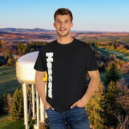 Moscow Idaho Graphic Tee, Unisex T-shirt, Gift for Travelers, Home State Apparel, Casual Wear, Summer Style