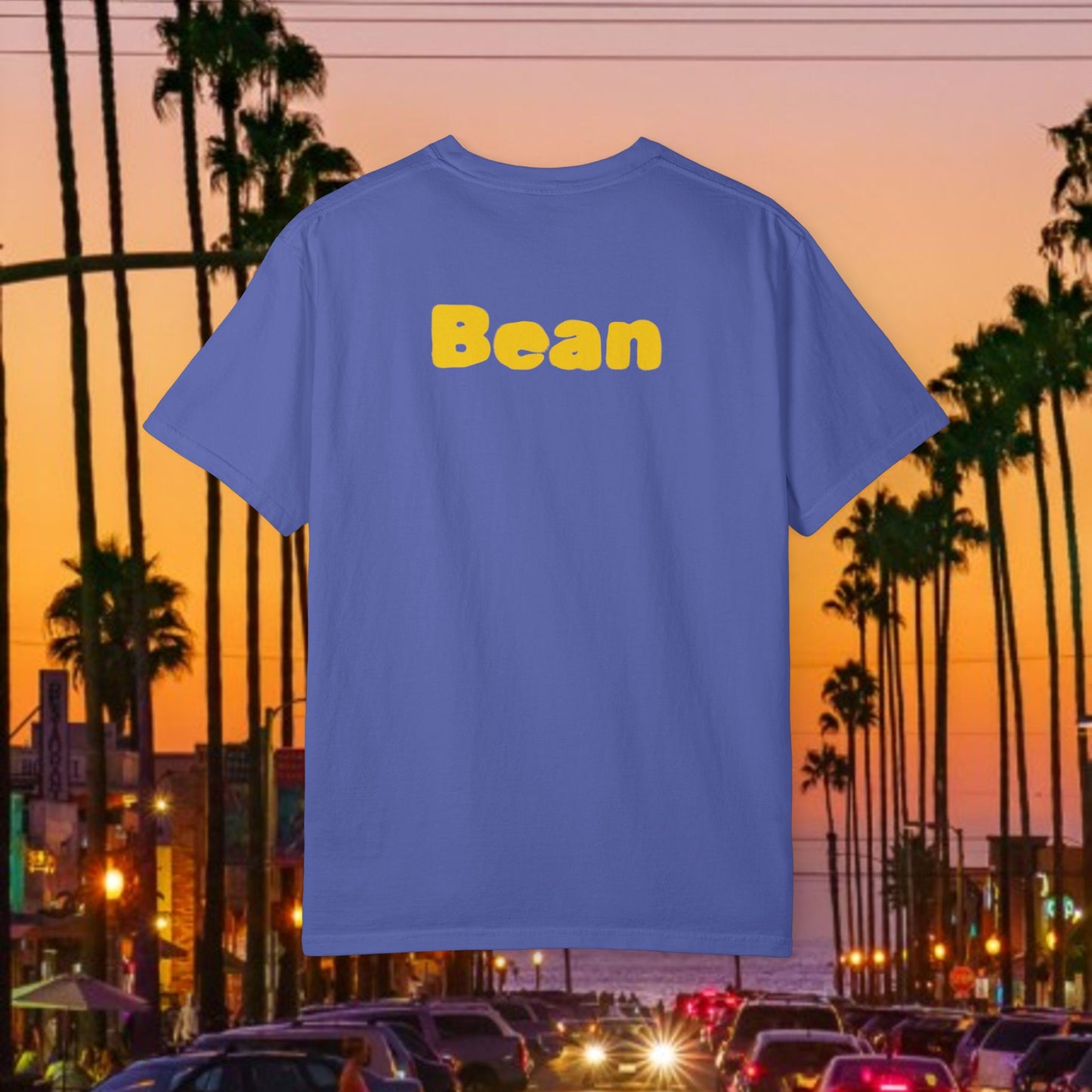 Legend Tribute Unisex Garment-Dyed T-Shirt with '8 & 24' and 'Bean' Text - Casual Wear, Gift for Friends