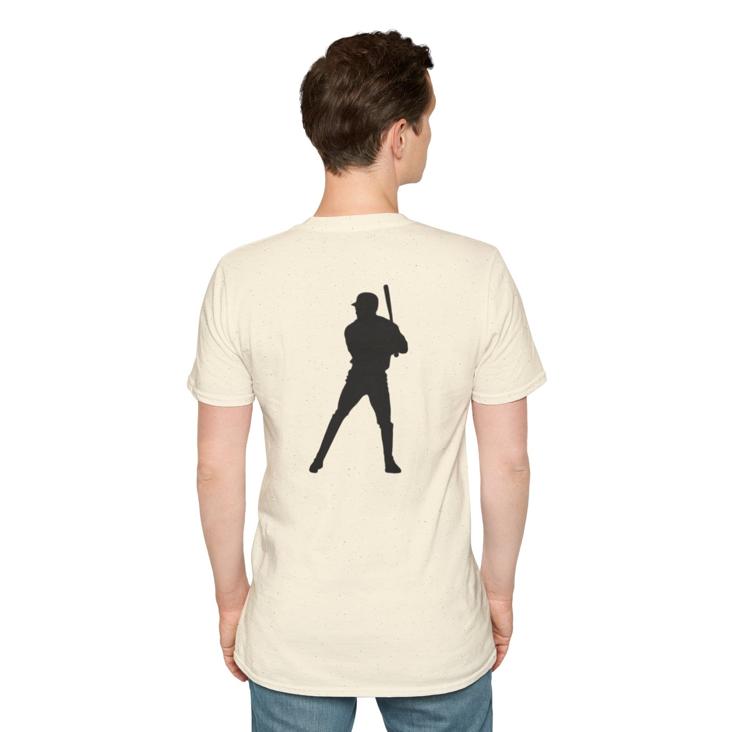 Baseball Batter Graphic T-Shirt — Silhouette Logo Tee