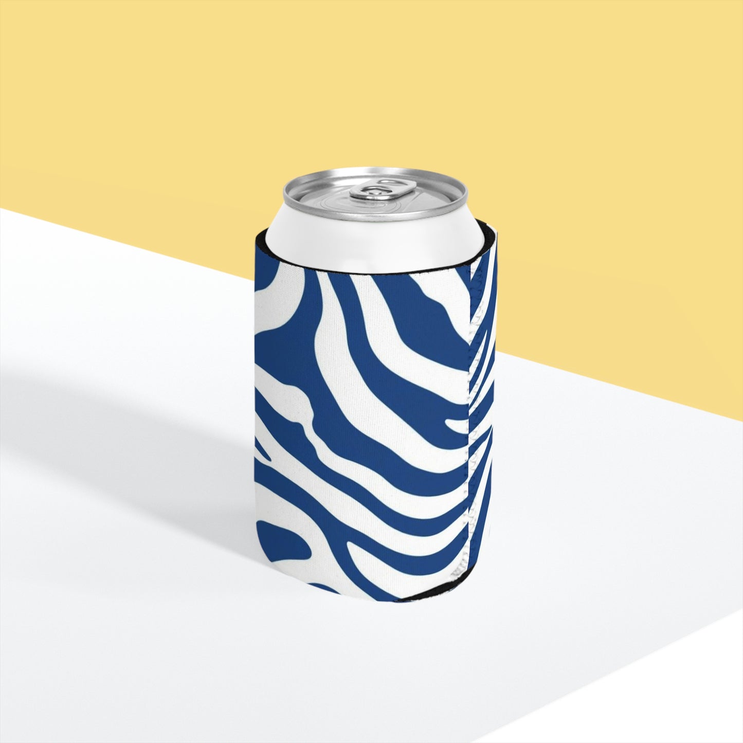 Tiger Print Can Cooler Sleeve, Party Gift, Drink Holder, Fun Vibe, Summer BBQ, Beach Accessory, Gift for Tailgates