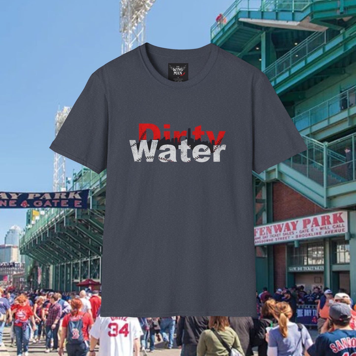 Dirty Water Unisex Softstyle T-Shirt | Casual Graphic Tee, Summer Outfit, Gift for Friends, Beachwear, Everyday Wear