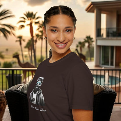 Wing Man Vibes Unisex T-Shirt, Angel Wings Tee, Gift for Him, Graphic Tee, Casual Shirt, Mens Top