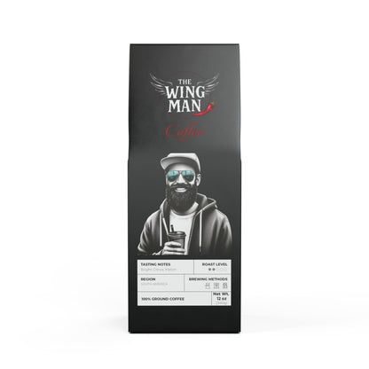 Coffee Lover's Gift, Colombia Roast, Sports Bettors, Light-Medium Roast Coffee, Wing Man Coffee