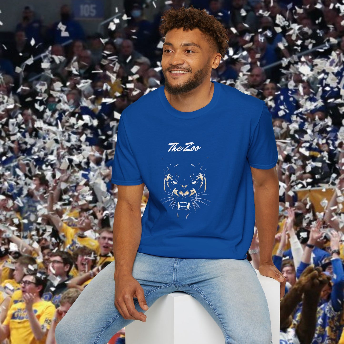 The Zoo Graphic Tee, Casual Wear, Basketball Fans, Unisex T-Shirt, Birthday Present, Everyday Style