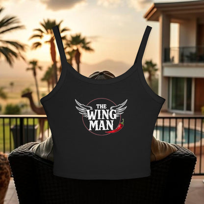 The Wing Man Stylish Women's Spaghetti Strap Tank Top for Relaxed Days, Summer Wear, Beach Vibes, Casual Outfits, Gift for Her