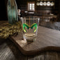 Ram Horn Shot Glass — Zodiac Aries Bar Glass, St. Patrick's Party Favor